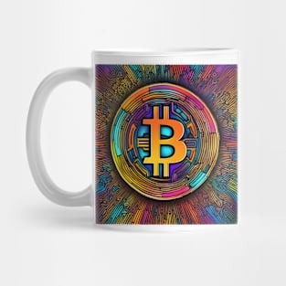 Bitcoin colorful Mug